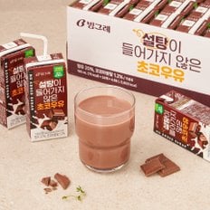 빙그레 설탕이 들어가지 않은 초코우유  190ml x 24개입