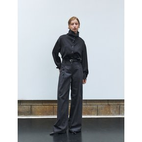 RTF STRIPE ONE TUCK TROUSERS_2COLORS