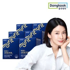 마이핏V 수면리듬 락티움 800mg 30정 6박스