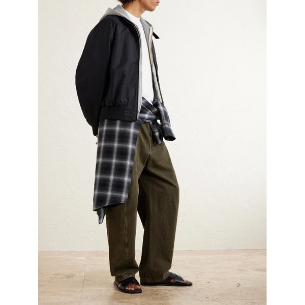 옥클리 가죽 슬라이드 46376663162995632