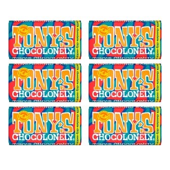  Tony`s 토니스 쇼콜라니 밀크코콜릿 칩쿠키 초콜릿 180g 6개