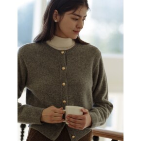 Amber raccoon cardigan(Gray)