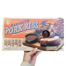  바비큐폭립 550g x 1개