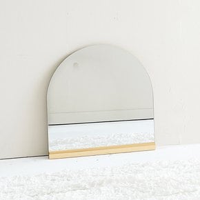 솔리 골드 프레임 아치형 거울 600 인테리어 벽걸이 욕실 화장대 현관