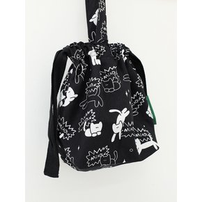 [BFMA P.STUDIO] MIAOW CAT PATTERN TOTE BAG