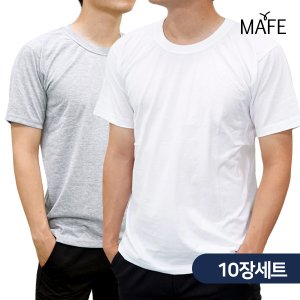 메이프 무료배송 메이프 반팔 베이직 라운드 티셔츠 10장(화이트/그레이)