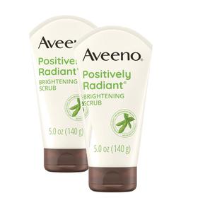 [해외직구] Aveeno 아비노 포지티브 래디언트 브라이트닝 페이스 스크럽 140g 2팩