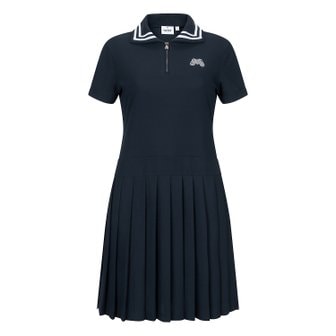 MARTINE GOLF [정상가 498000원]여성 PQ져지 원피스 네이비 (QW0EOP20349)