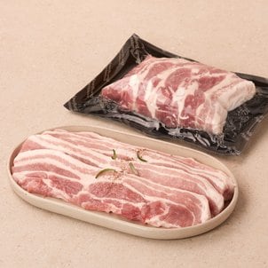  [냉장/캐나다산] 허브먹은돼지삼겹살구이 500g