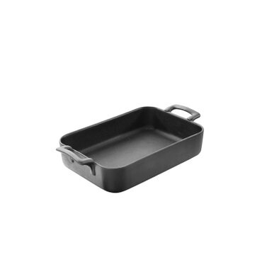 레볼 벨쿠진 직사각 핸들 디쉬 19x12.5cm 블랙