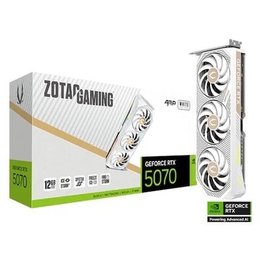조텍(ZOTAC) ZOTAC GAMING 지포스 RTX 5070 AMP White D7 12GB