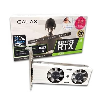 엠지솔루션 갤럭시 GALAX 지포스 RTX 3050 WHITE D6 6GB LP