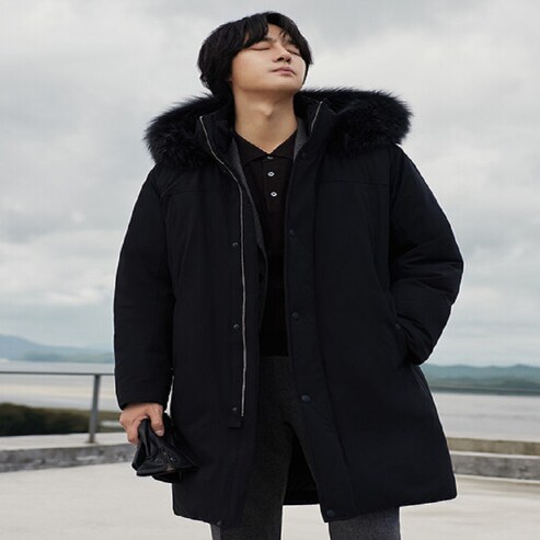 리버스지오지아 24F/W Premium 스타일리시 폭스퍼 덕 다운 패딩 코트 2종 택1 [ADE4FP1901]