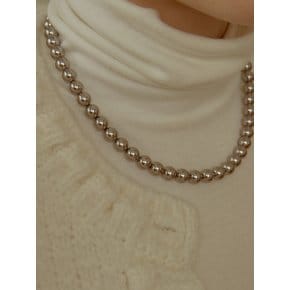 (SILVER925) Black swan Pearl Necklace NZ2070