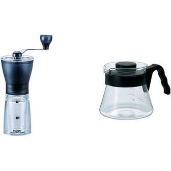  일본 하리오 그라인더 HARIO VCS01B Hand Grinding Coffee Grinder Ceramic Slim MSS1TB Server