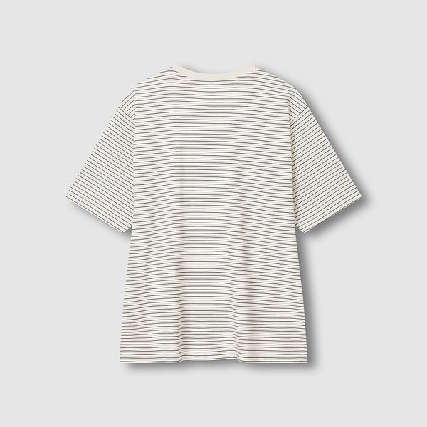 남 JAJU AIR 코튼 루즈핏 반팔 라운지 티셔츠 J206201173057