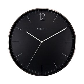 [Nextime]넥스타임 에센셜 그래파이트 블랙_40cm / 저소음 벽시계 / NEX-3258GS