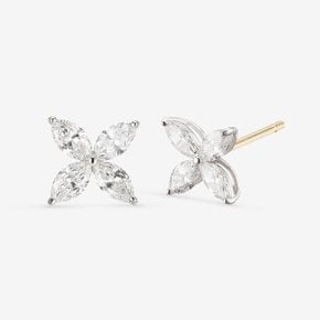 14k 보니타 랩 다이아몬드 귀걸이(총 약 0.9CT)