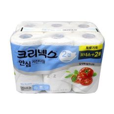 안심 키친타월 120매x6롤 2겹