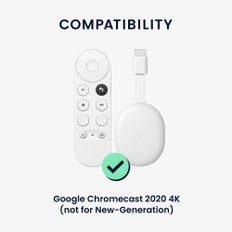 kwmobile 2x Google Chromecast 2020 4K (not for New-Generation) - 지원: 커버 보호 케이스