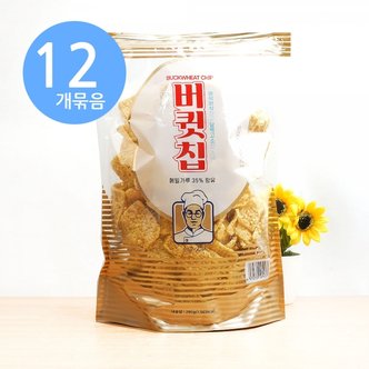 아루마트 클래식 버큇칩 스낵 지퍼팩 280g x12개