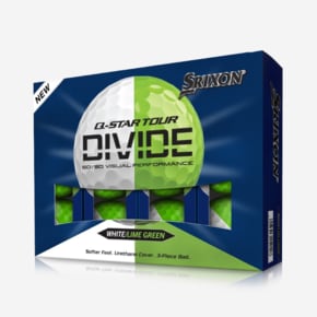 *백화점 정품[Srixon/스릭슨] Q-STAR TOUR6 DIVIDE 큐-스타 투어6 디바이드 반반볼 (4 colors)