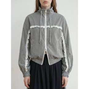 레이스 라인 집업 점퍼