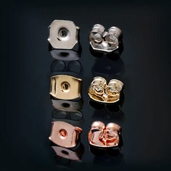 메리그린 귀걸이 뒷마개 (한쌍) 클러치 로즈골드/골드/실버 도금