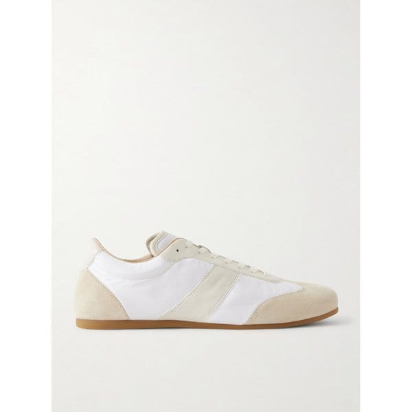 가죽 트리밍 스웨이드 스니커즈 46376663162991203