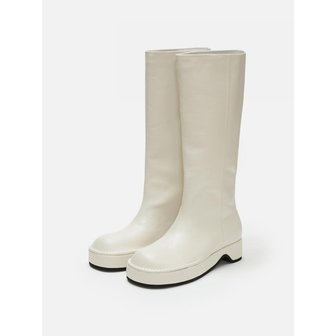  로서울 Hoof long boots Ivory