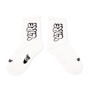 여성필드삭스 로고 화이트YORF WOMEN FIELD SOCKS LOGO WHITE