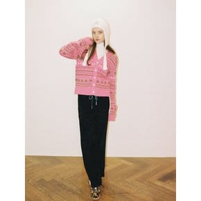 SO SPECIAL LOGO CARDIGAN PINK