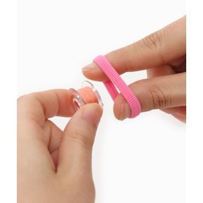 패션스타트 컬러 링 보빈 클램프_핑크 (77059)