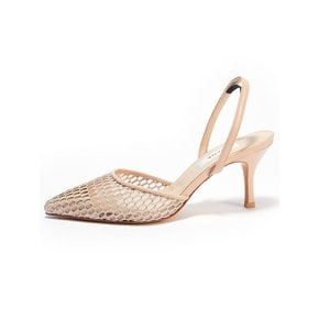 Mesh Slingback_Beige