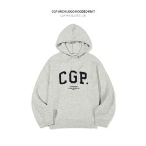 티셔츠 IST 공용 CGP 아치 로고 후드 니트 CBCS1KL004