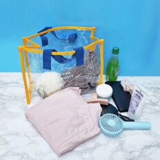옷자락 여자 수영장 헬스장 트레이닝복 투명 수영복 남자 가방