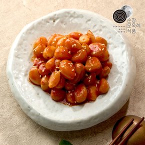 100% 국내산 고추장 마늘 장아찌 400g 2개 PET용기 순창문옥례식품