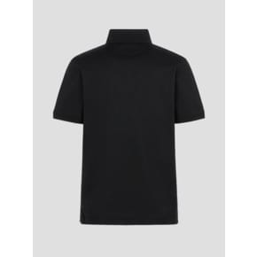 [니플밴드 증정]  24SS (Essential) 남녀공용 수피마 코튼 피케 티셔츠 - 블랙(BC4242E015)