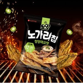 롯데웰푸드 오잉 노가리칩 청양마요맛 60g 4봉지