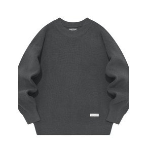 SP PBT OVERSIZED KNIT SWEATER-CHARCOAL