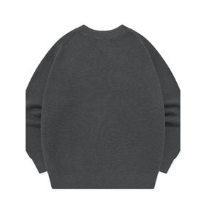 SP PBT OVERSIZED KNIT SWEATER-CHARCOAL