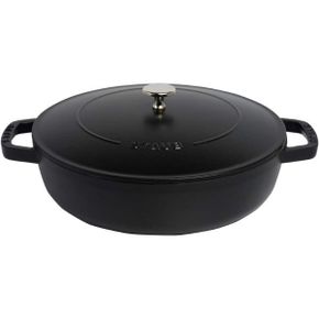 일본 스타우브 냄비0108 Staub Blazer Saute Pan 11.0 inches 28 cm 블랙 Induction Compatible