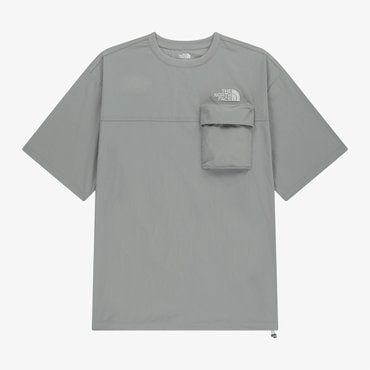 노스페이스 [노스페이스 공식] NT7UR28K 화이트라벨 아이라 유틸리티 반팔 라운드티 LIGHT GRAY
