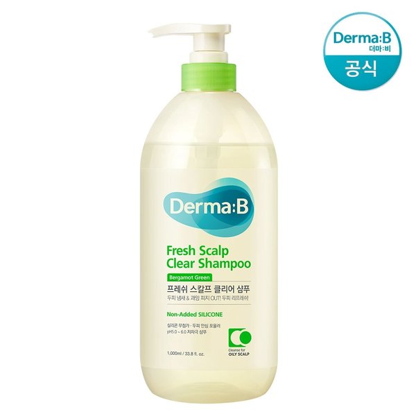 프레쉬 스칼프 클리어 샴푸 (베르가못그린) 1000ml (+바디로션20ml)