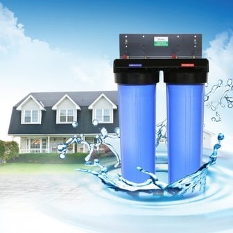 듀벨 ACF500 빅연수기 지하수용 모터펌프용 침전+양이온수지 필터