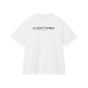 [MEN] 23 S/S 톰보이 로고 오버핏 티셔츠 91M3222420