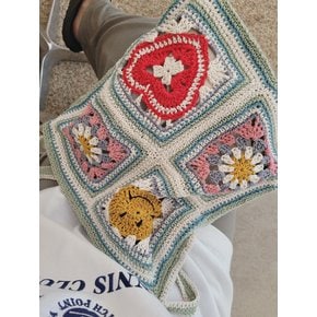 summer smile crochet bag