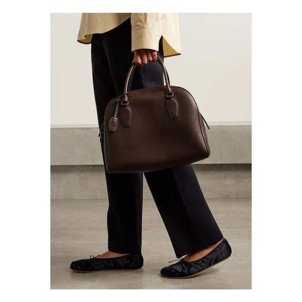 인디아 가죽 토트 다크 브라운 46376663162885361