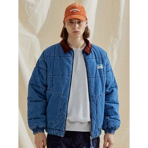 OCEAN QUILTED DENIM JACKET