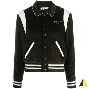 SPORTYRICH SR Sport Corduroy Varsity Jacket - Dark GreenWhite (JAAW233DO 289) (SR 스포츠